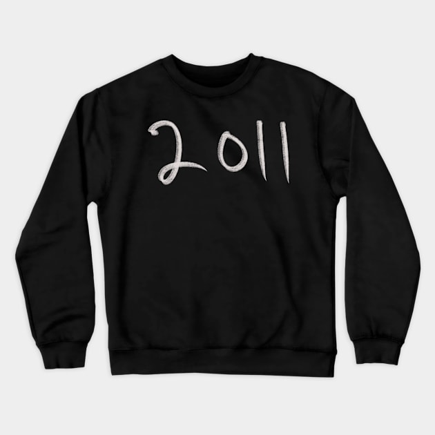 Hand Drawn 2011 Crewneck Sweatshirt by Saestu Mbathi